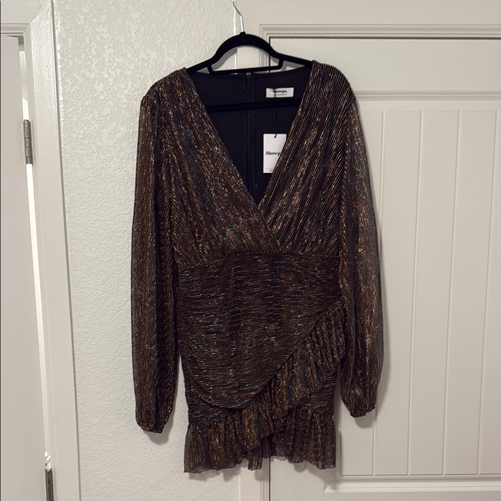 ShowPo. Bronze Metallic Dress